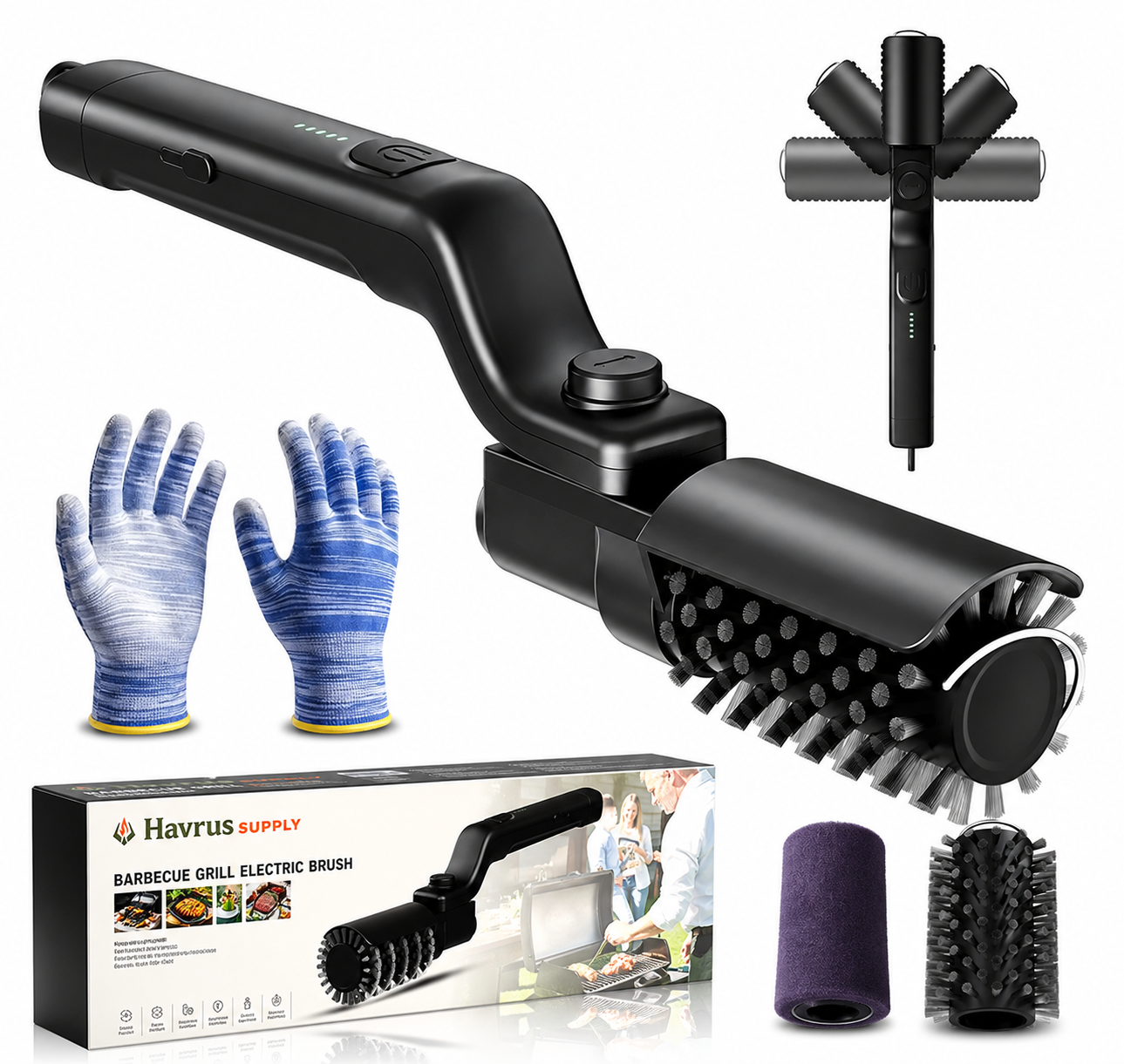 Havrus Supplyᵀᴹ Barbecue Grill Electric Brush